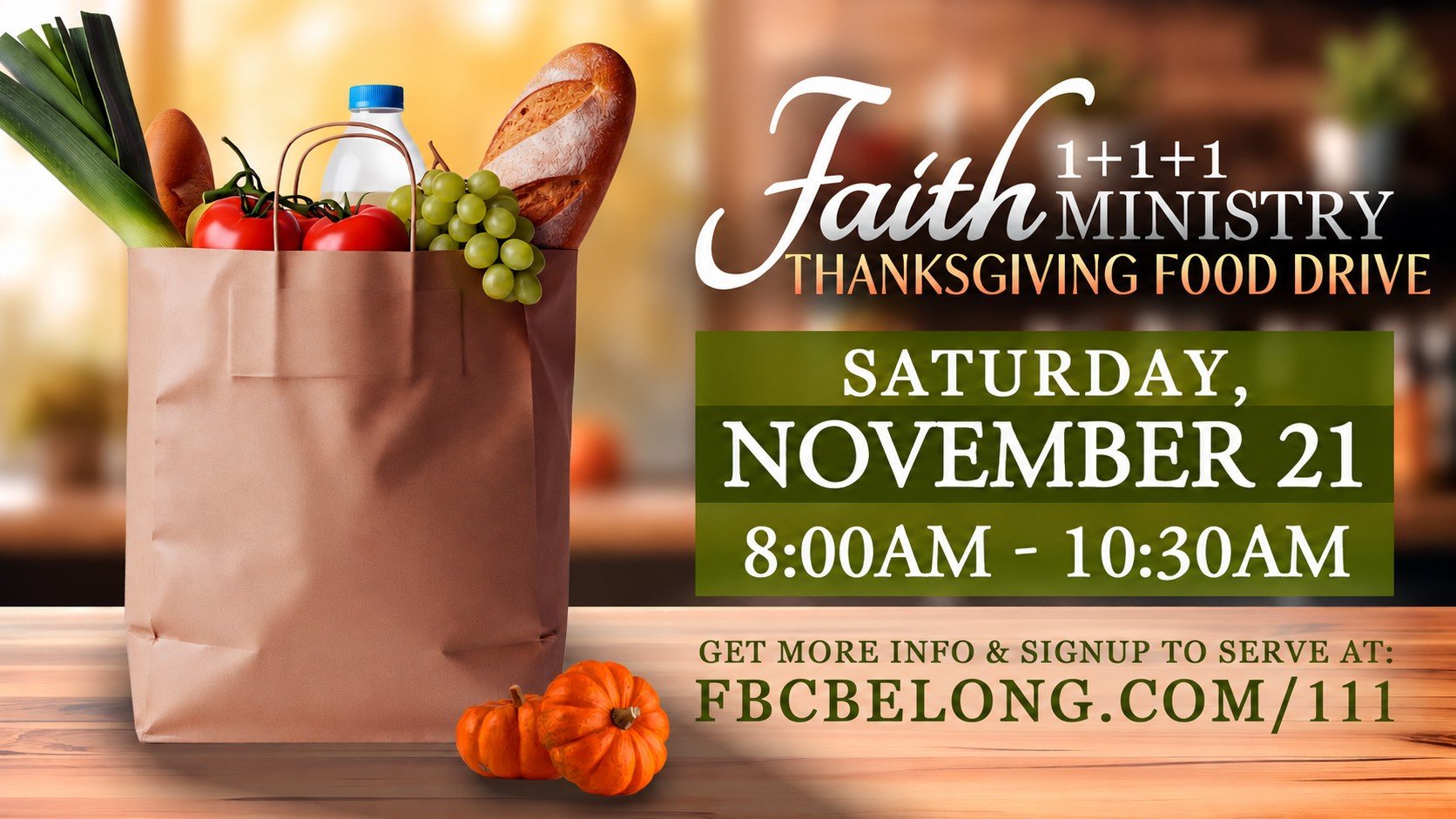 Thanksgiving Food Drive
